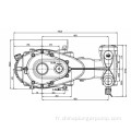 High Flow Triplex Plunger Pumps with Gearbox 171L